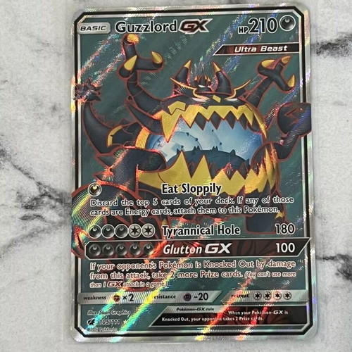 Guzzlord-GX Full Art Pokemon card new collectible