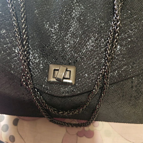 Black evening shoulder bag like new
