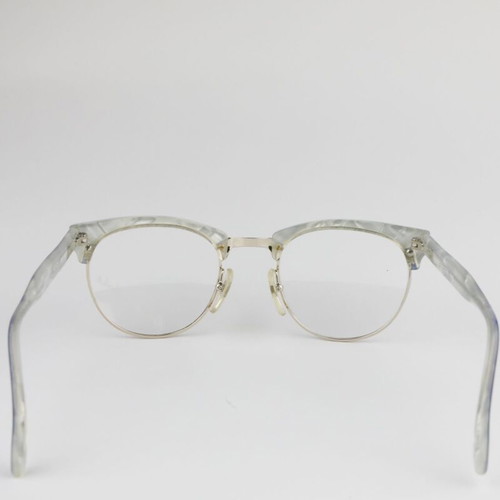 Robert la Roche vintage 80s eyeglasses new, blue and white