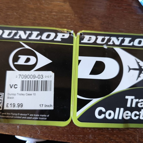 Dunlop Cabin Friendly 17" Suitcase with Expander new, black