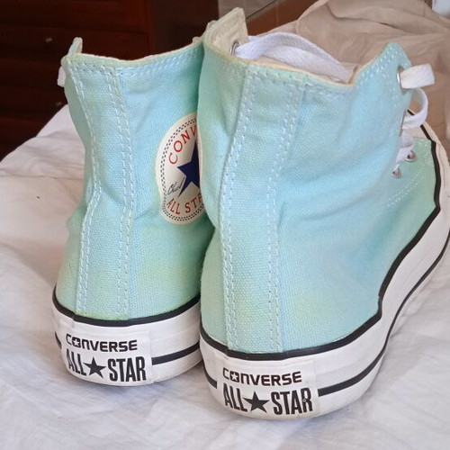 Converse All Star sneakers used, turquoise, size 37