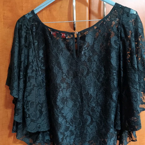 Lace black blouse new