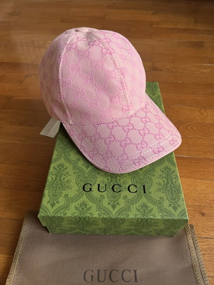 Gucci Cap like new, pink, one size