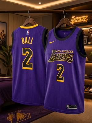 Nike Los Angeles Lakers NBA Swingman Jersey Lonzo Ball sealed