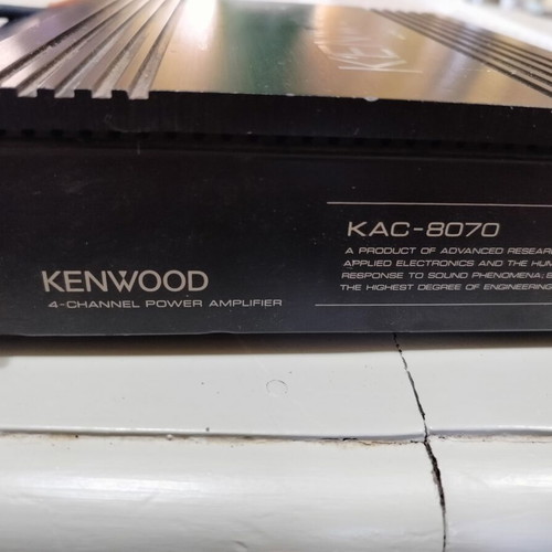 Kenwood KAC-8070 4-Channel Car Amplifier, Made in Japan