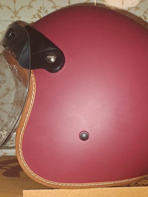 Axor Retro Mark II helmet, Large, deep red matte