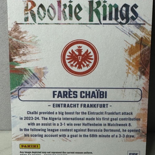 Fares Chaibi Rookie Kings #22 new