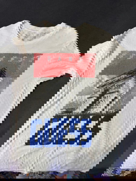 Guess "France" T-shirt - Λευκό (Μέγεθος L)