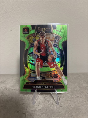 Panini Select Tiago Splitter κάρτα μπάσκετ Neon Green Prizm /75 #1