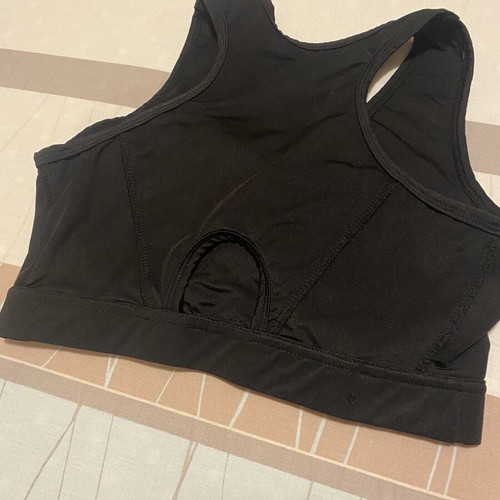 Sports Bra black like new, padded, fits XS and S
