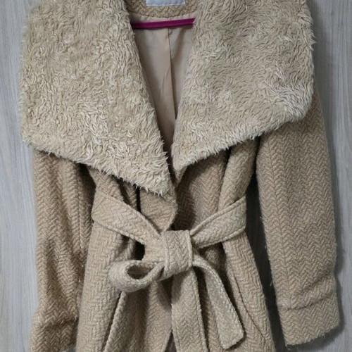 BSB draped coat beige like new