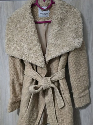 BSB draped coat beige like new