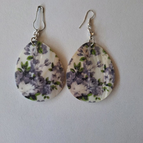 Faux bijoux earrings used, pack of 5 pairs, including horn