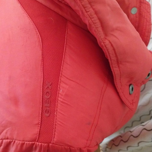 Geox Respira down jacket like new, rose pink, XS/S