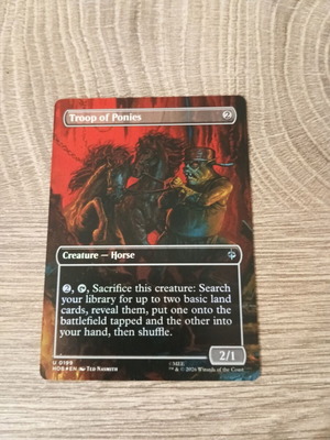 Magic the Gathering Troop of Ponies foil κάρτα