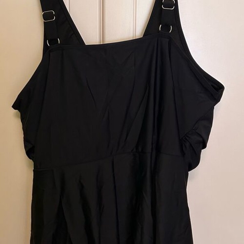 Women's plus size swimsuit 9XL 58 black new