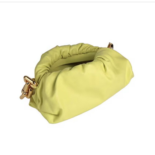 Bottega BV shoulder bag yellow, like new