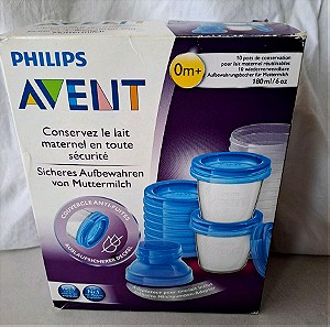 10 πλαστικά δοχεία αποθήκευσης μητρικού γάλατος