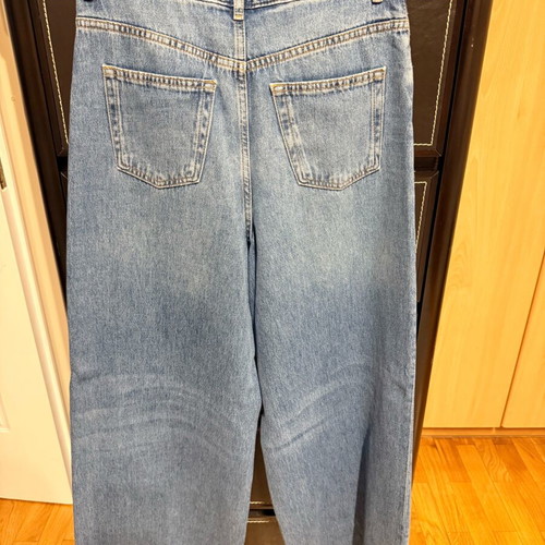 Zara Wide Leg Jeans Like New, Blue, Size M