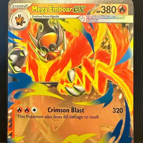 Mega Emboar ex 031/217 new from Ascended Heroes set