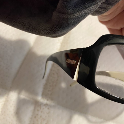 Vogue vintage sunglasses mask, black and white