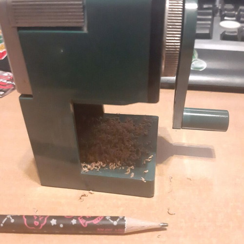 Vintage pencil sharpener used, rare and old