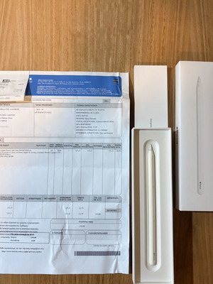 Apple Pencil 2ης γενιάς μεταχειρισμένο πλήρες σετ με τιμολόγιο