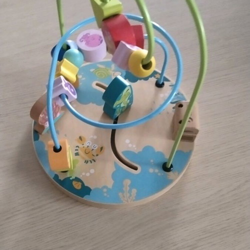 Ocean Beads Coaster baby toy like new, fine motor skills