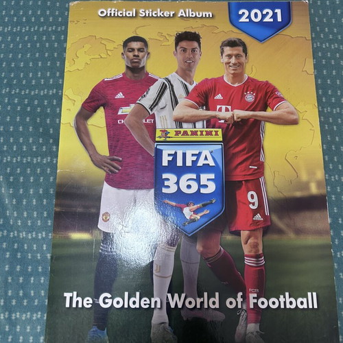 Panini Official Sticker Album 2021 used, partial completion