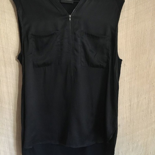 Gestuz silk top size 38/M, black