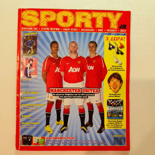Sporty and Top Scorer magazines pack used with posters
