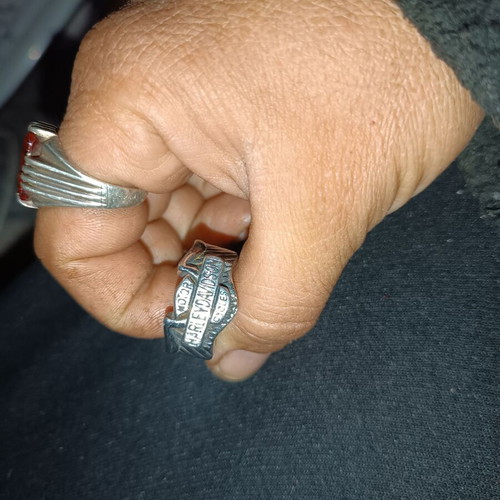 Harley Davinson silver ring like new