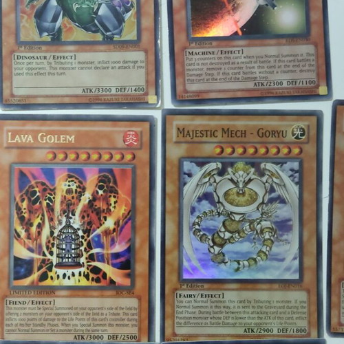 Yugioh Ultra Rare Cards like new, pack of 13 gold