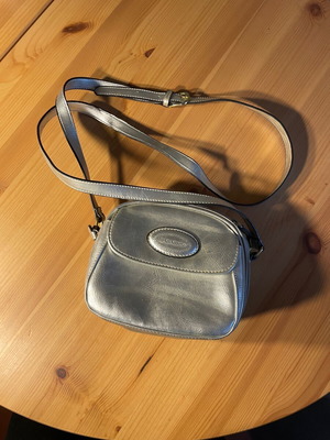 Crossbody camera bag silver metallic like new