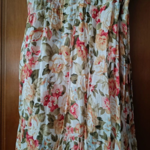 Floral summer dress used, size S