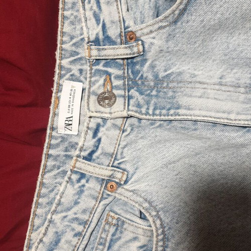 Zara light wash straight jeans like new, size S 36 8