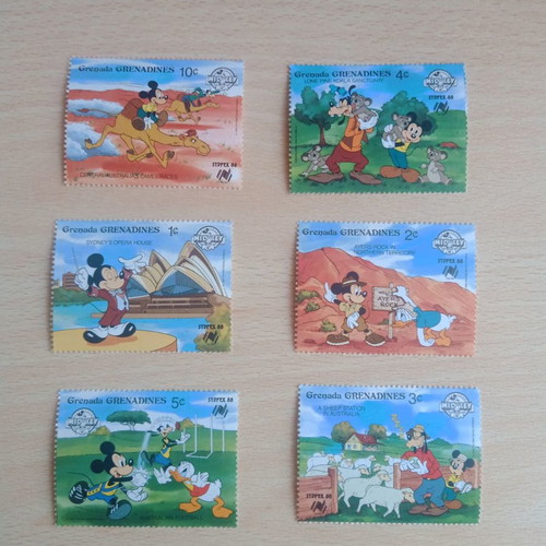 Stamps used, pack or single pieces