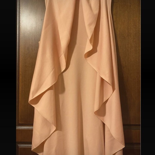Sleeveless salmon pink long vest like new