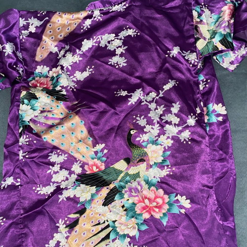 Traditional Thai kimono like new, purple, size XS