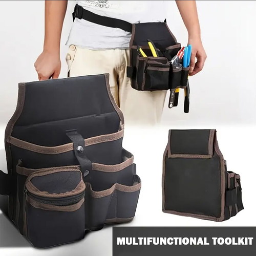 Waist tool bag new, waterproof with multiple pockets