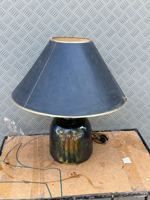 Ceramic lamp used, functional, dimensions 52x18 cm