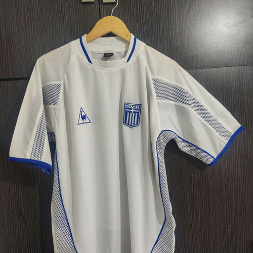 Le Coq Sportif 2004 Euro Cup Shirt like new, white and blue, XL