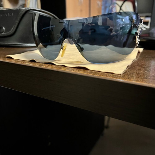 Bvlgari Vintage Women's Sunglasses Blue Navy used