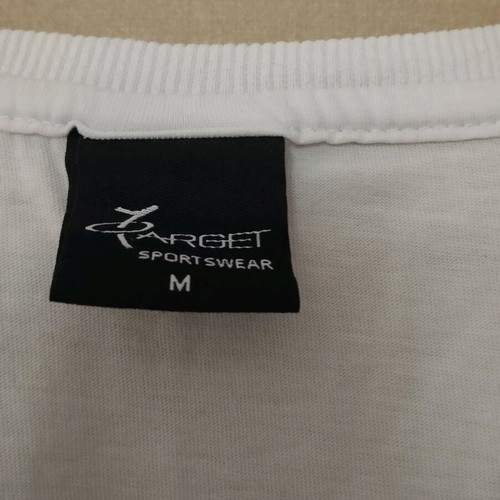 T-shirt with long sleeves used, cotton, white size M