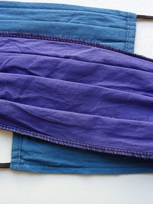 Fabric masks used, washable, pack of 3 pieces