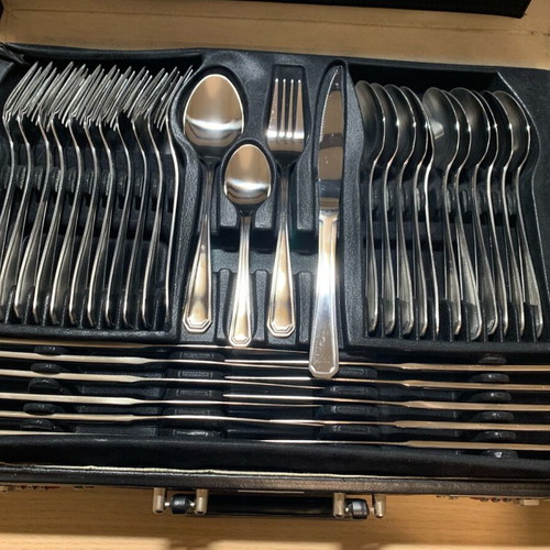 Cutlery set 72-piece like new, stainless steel