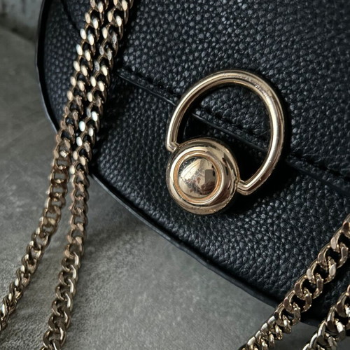 Mango shoulder and crossbody bag like new, black and gold