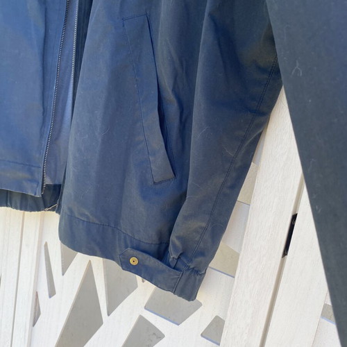 Back Door Nautical Windbreaker Blue, like new, size M