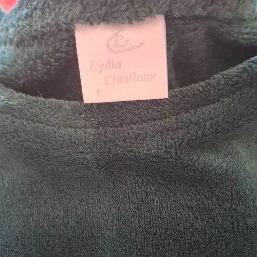 Fleece pyjamas, green, size L