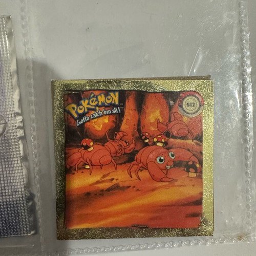 Gold sticker Pokemon artbox 1999 new